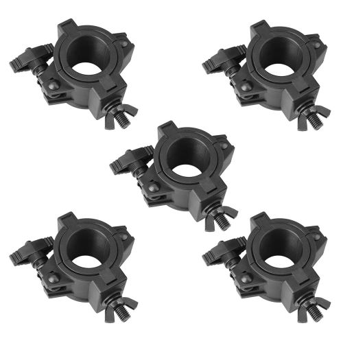  MOUNTAIN_ARK mountain ark 5 Pack 33lb Stage Light Clamps for DJ Lighting Products Par Light Plastic O Clamp Fit 3 Size Pipe Diameter: 25mm 36mm 48mm