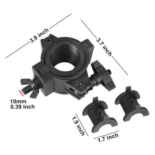  MOUNTAIN_ARK mountain ark 5 Pack 33lb Stage Light Clamps for DJ Lighting Products Par Light Plastic O Clamp Fit 3 Size Pipe Diameter: 25mm 36mm 48mm