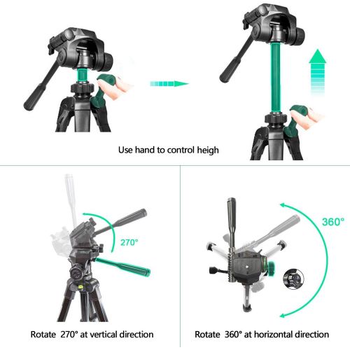  [아마존 핫딜]  [아마존핫딜]MOUNTDOG Camera Tripod 70 Professional DSLR Aluminum Alloy Camera Travel Tripod Stand Light Weight Adjustable for Video Canon Nikon Sony Samsung Olympus Panasonic Pentax