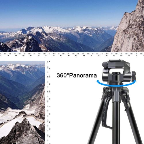  [아마존 핫딜]  [아마존핫딜]MOUNTDOG Camera Tripod 70 Professional DSLR Aluminum Alloy Camera Travel Tripod Stand Light Weight Adjustable for Video Canon Nikon Sony Samsung Olympus Panasonic Pentax