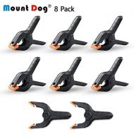 MOUNTDOG Backdrop Spring Clamps 4.5 Inch 8 Pack Adjustable Heavy Duty Clip for Muslin/Paper Photo Studio Backdrop Stand kit Photography Background Support