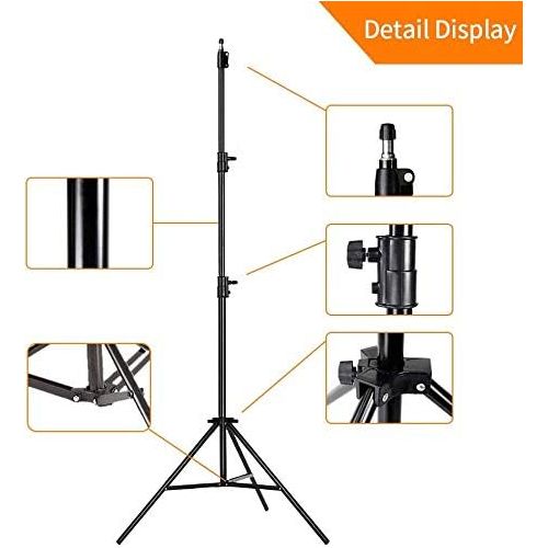  [아마존베스트]10 Inch Ring Light with 50 Tripod Stand & Phone Holder for Makeup/YouTube/Live Streaming/Photography/Vlogging, MOUNTDOG Dimmable LED Ring Light Kit with 3 Light Modes & 14 Brightne