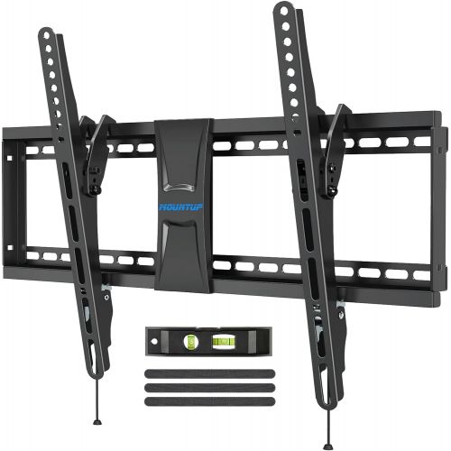  [아마존베스트]MOUNTUP TV Wall Mount, Tilting TV Mount Bracket for Most 37-70 Inch Flat Screen/Curved TVs, Low Profile Wall Mount with Max VESA 600x400mm, Holds up to 110 lbs, Fits 16, 18, 24 Stu