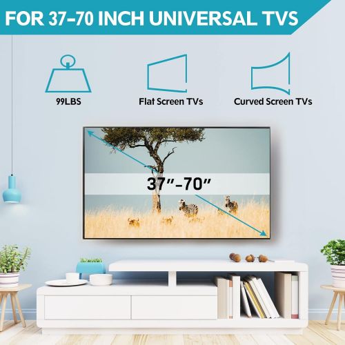  [아마존베스트]MOUNTUP TV Wall Mount, Tilting TV Mount Bracket for Most 37-70 Inch Flat Screen/Curved TVs, Low Profile Wall Mount with Max VESA 600x400mm, Holds up to 110 lbs, Fits 16, 18, 24 Stu