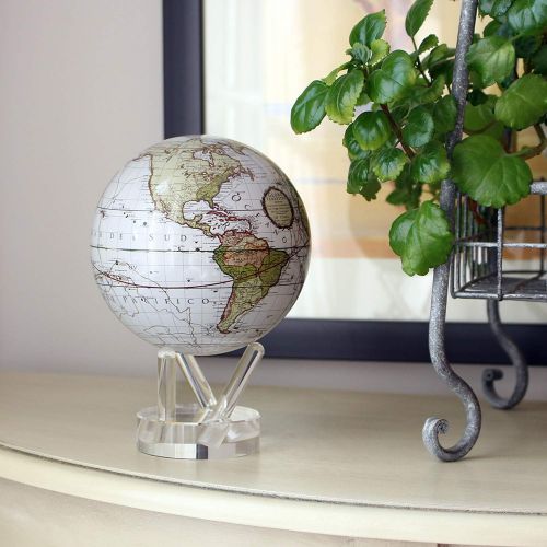  [아마존베스트]Antique Terrestrial White MOVA Globe 4.5