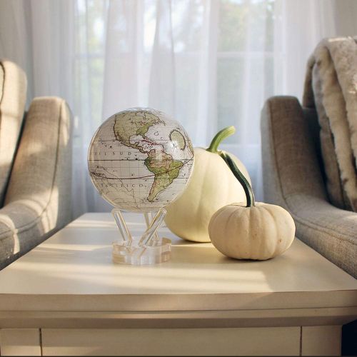  [아마존베스트]Antique Terrestrial White MOVA Globe 4.5