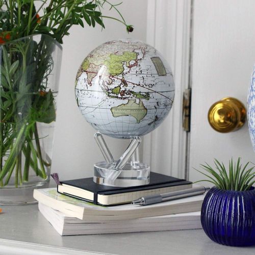  [아마존베스트]Antique Terrestrial White MOVA Globe 4.5