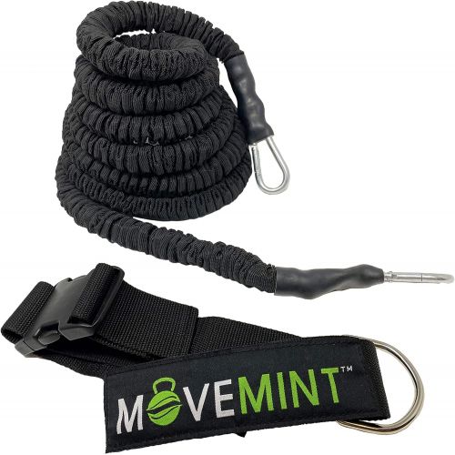  MOVEMINT 33ft Speed Bungee Band Trainer, 90+lbs Resistance (Longest in Market)