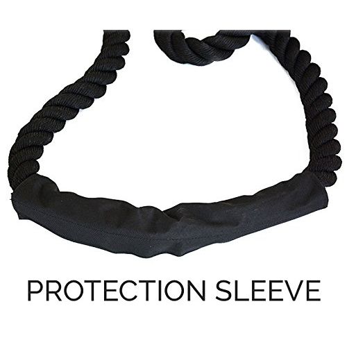  MOVEMINT Heavy Weighted Jump Rope - 9ft Length (5LB and 8.5LB Options) wProtection Sleeve