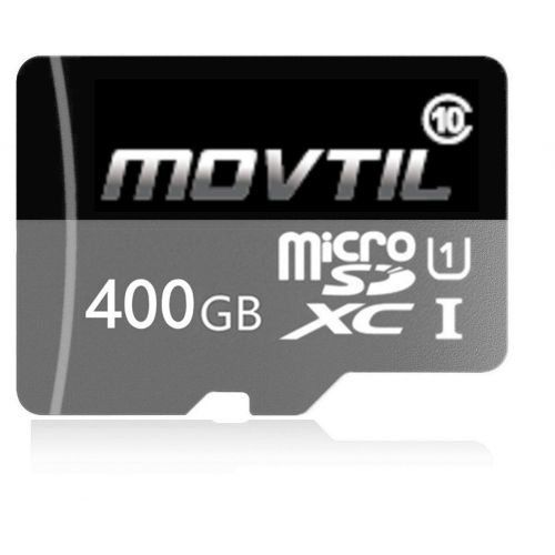  MOVTIL 400GB Micro SD SDXC High Speed Class 10 Transfer Speeds Action Cameras, Phones, Tablets PCs