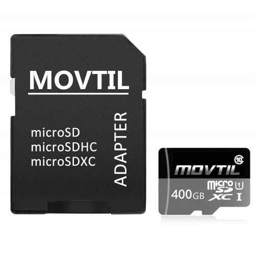  MOVTIL 400GB Micro SD SDXC High Speed Class 10 Transfer Speeds Action Cameras, Phones, Tablets PCs