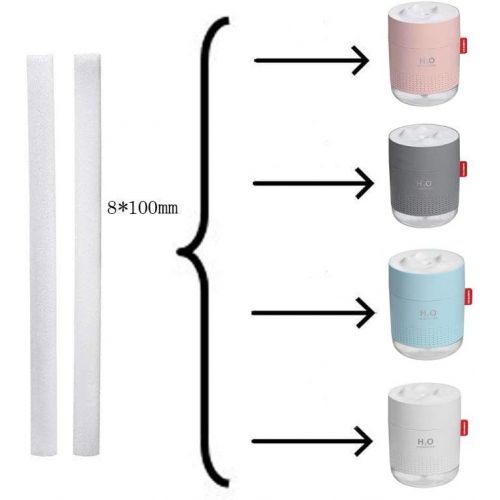  MOVTIP Humidifier Cotton Sticks, Cotton Filter Sticks for Humidifiers Refill Sticks Filter Replacement Wicks for Portable Personal USB Mini Humidifier 8 x 100mm (10pcs)