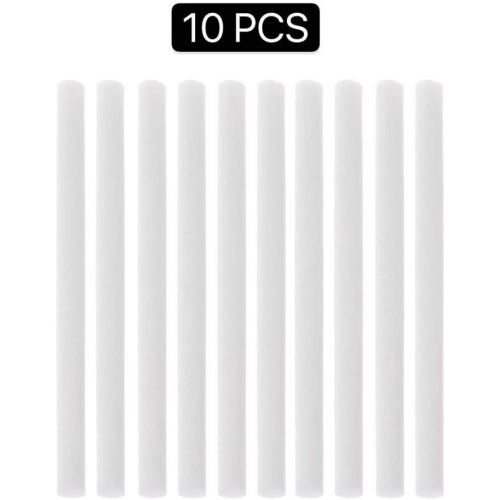  MOVTIP Humidifier Cotton Sticks, Cotton Filter Sticks for Humidifiers Refill Sticks Filter Replacement Wicks for Portable Personal USB Mini Humidifier 8 x 100mm (10pcs)