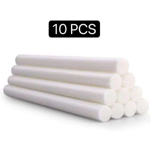  MOVTIP Humidifier Cotton Sticks, Cotton Filter Sticks for Humidifiers Refill Sticks Filter Replacement Wicks for Portable Personal USB Mini Humidifier 8 x 100mm (10pcs)