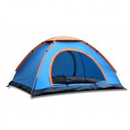MOVTOTOP MISS&YG Pop-up Tent for 3-4 People People Automatically Open Tent - Super Waterproof Dome with Porch UV Protection Family Camping Tent with Tote