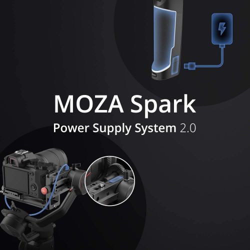 MOZA AirCross 2 Stabilizer 3-Axis Handheld Gimbal 8 Follow Modes Up to 7.1Lbs for Mirrorless Cameras Easy Set Up Auto-Tuning 12hrs Runtime with Phone Holder …