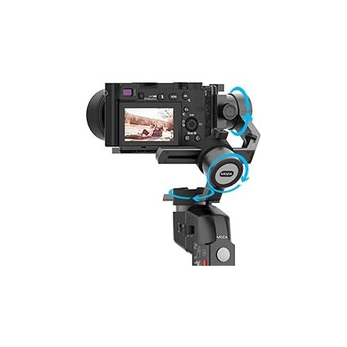  MOZA MINI P Handheld Stabilizer Gimbal 3 Axis Stabilizer for Smartphones, Action Cameras, Compact Cameras, and Light mirrorless Cameras