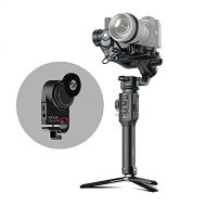 MOZA Air 2S Camera Stabilizer Professional SLR Handheld Gimbal Three-axis Stabilizer Smart Handwheel 3200mAh Battery 9.3lb Load-Bearing One-Step Balancing Object Tracking (PRO Kit)