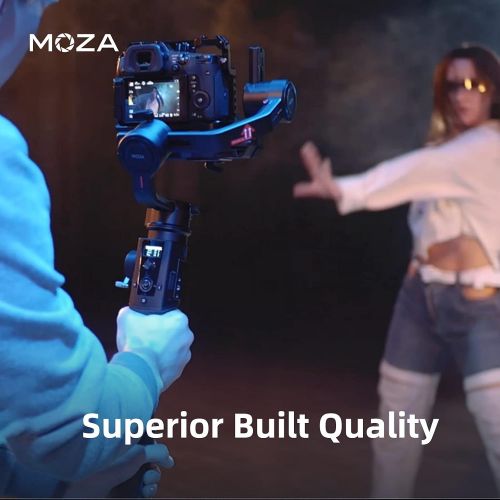  MOZA Air 2S Camera Stabilizer Professional SLR Handheld Gimbal Three-axis Stabilizer Smart Handwheel 3200mAh Battery 9.3lb Load-Bearing One-Step Balancing Object Tracking (Standard