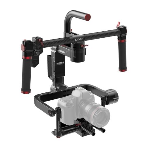  Moza MOZA Lite II Premium Kit 3-Axis Motorized Handheld Gimbal Brushless Stabilizer Support Max.Payload 11lb5kg for Blackmagic Series,Panasonic Lumix Series,Canon EOS Series,Sony a7 Se