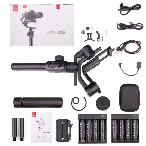  Moza MOZA Air 2 3-Axis Stabilized Handheld Gimbal for Mirrorless Camera, DSLR Camera, 9lbs Payload Capacity, 16-Hour Long Working Time, “4-Axis” 8 Follow Modes with Lennon LA5 Strong Ma