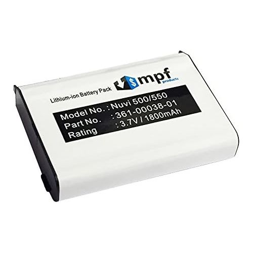  [아마존베스트]MPF Products 010-11143-00, 361-00038-01 Battery Replacement Compatible with Garmin Aera 500, 510, 550, 560, Zumo 220, 600, 650, 660, 665, 665LM, Nuvi 500, 510, 550 GPS Units