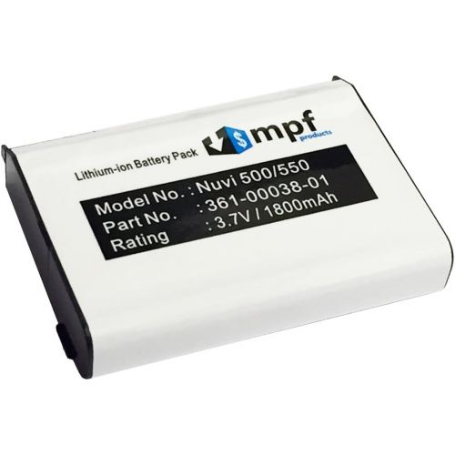  [아마존베스트]MPF Products 010-11143-00, 361-00038-01 Battery Replacement Compatible with Garmin Aera 500, 510, 550, 560, Zumo 220, 600, 650, 660, 665, 665LM, Nuvi 500, 510, 550 GPS Units