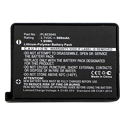  MPF Products 500mAh PL803040, FC30-01330200 Battery Replacement Compatible with Razer Turret Wireless Bluetooth Gaming Mouse RZ01-0133, RZ84-01330100