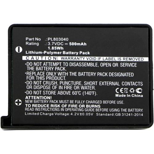  MPF Products 500mAh PL803040, FC30-01330200 Battery Replacement Compatible with Razer Turret Wireless Bluetooth Gaming Mouse RZ01-0133, RZ84-01330100