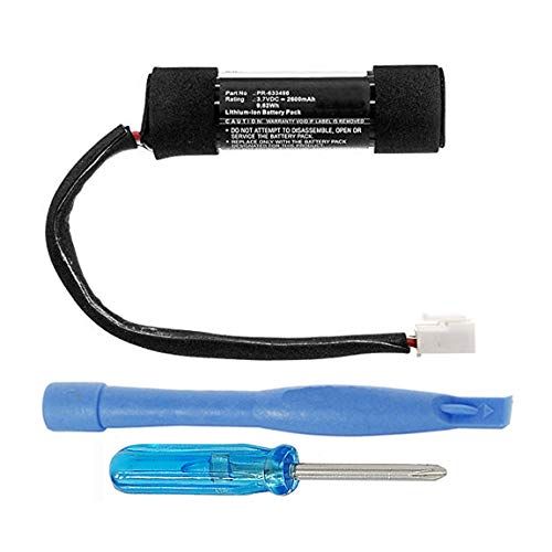  MPF Products 2600mAh PR-633496 Battery Replacement Compatible with Harman Kardon Onyx Studio 3 Wireless Bluetooth Speaker