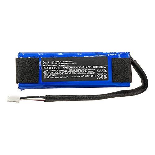  MPF Products 3000mAh GSP102910201 Battery Replacement Compatible with Harman Kardon Go Play Mini Portable Bluetooth Speaker