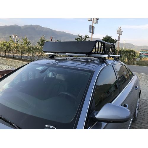  MPH Production Universal Roof Rack for Truck (Cargo Car Top Luggage Carrier Basket Traveling SUV Holder) (LSX-17068)