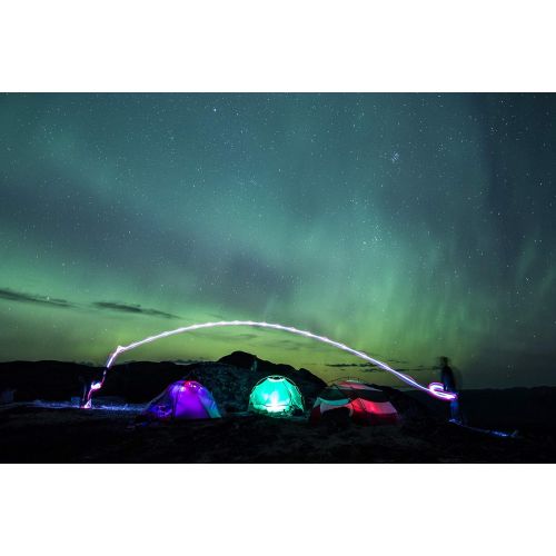  [아마존베스트]MPOWERD Luci Color - Multi-Color Inflatable Solar Light, Sparkle Finish
