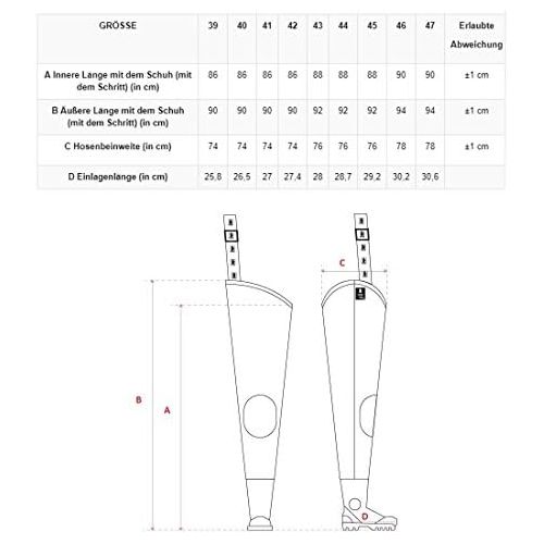  [아마존베스트]angelservice24 Waders material is cold-resistant up to -50 °C.