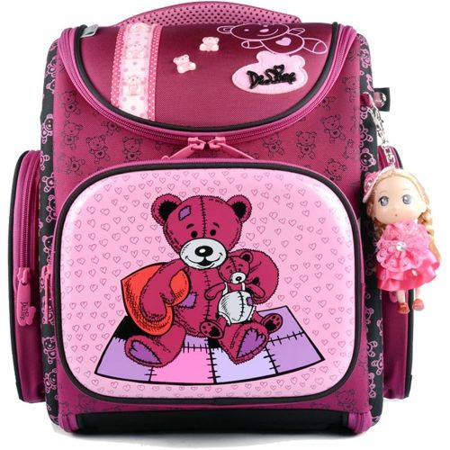  MQ Delune Girls School bag Cartoon Large Capacity Orthopedic backpack