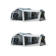 MRT SUPPLY Carson 3-Season 14 Person Large Family Camping Cabin Tent (2 Pack) with Ebook