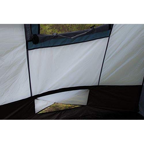  MRT SUPPLY Ozark TGT-OZARK-16 16 Person 3 Season Large Family Cabin Tent, Blue with Ebook