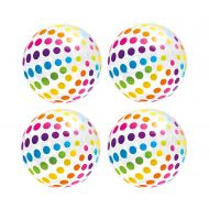 MRT SUPPLY Jumbo Inflatable Big Panel Colorful Giant Beach Ball (Set of 4) with Ebook