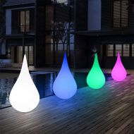 MRXUE Led Mood Light with Remote Control, Rechargeable Waterproof Kids Night Light Have 16 Dimmable Colors & 4 Modes, Outdoor/Indoor Decorative Light,D60xH110cm