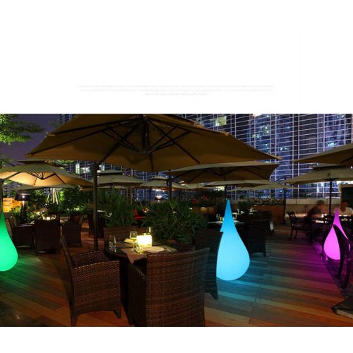  MRXUE Led Mood Light with Remote Control, Rechargeable Waterproof Kids Night Light Have 16 Dimmable Colors & 4 Modes, Outdoor/Indoor Decorative Light,D60xH110cm