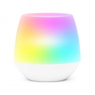 MRXUE Smart Bedside Lamp WiFi LED Night Light Smartphone APP Control Dimmable Lighting Timer Function RGB Mood Lights USB Powered