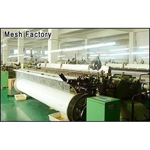  MS WGO 3 Yards 1.27 Meters Silk Screen Printing Fabric Mesh Screen Printing Mesh Wide High Tension Mesh Making Ink Supplies (110 Mesh（43T）)