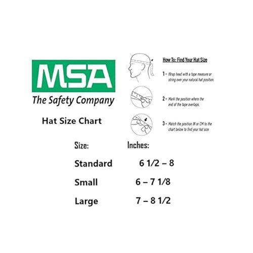  MSA 454672 Skullgard Full-Brim Hard Hat with Staz-on Pinlock Suspension | Non-slotted Cap, Made of Phenolic Resin, Radiant Heat Loads up to 350F - Standard Size in Brown