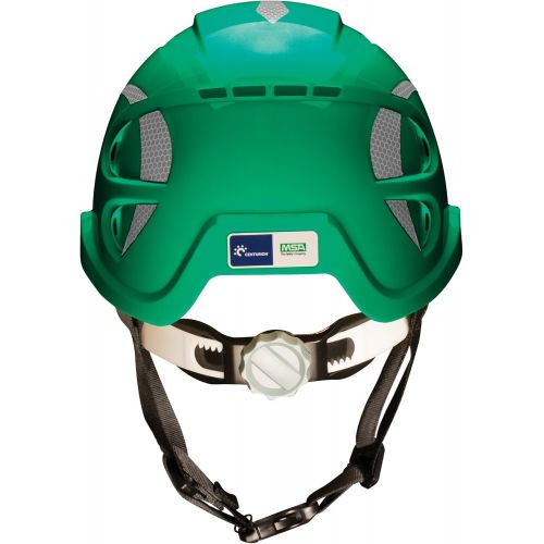  [아마존베스트]MSA 10186479 Nexus Linesman Non-Vented Climbing Helmet, Green