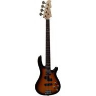 [아마존베스트]MSA Electric Bass GuitarSunburstLong Scale Bass Guitar with MassivholzkoerperVision Sound Guitar + CableJB8SB
