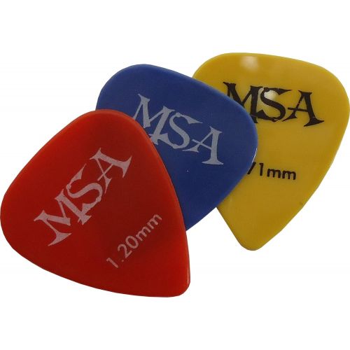  [아마존베스트]MSA 1/4 Guitar - Concert Guitar in Set - Childrens Guitar - Classic - Sunburst - Lime Wood Top - Bag - Band - Strings - 3x PIK