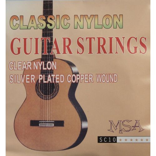 [아마존베스트]MSA 4/4 Guitar - Concert Guitar in Set - Classic - White - Lime Wood Top - Bag - Band - Strings - 3x Picks - Tuner ET33B - C26