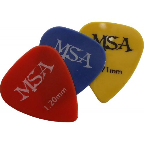  [아마존베스트]MSA 4/4 Guitar - Concert Guitar in Set - Classic - Red Shaded - Lime Wood Top - Bag - Band - Strings - 3x Picks - Tuner ET33B - C24