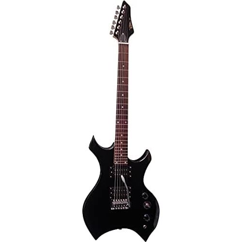  [아마존베스트]MSA Heavy Metal Set: Electric Guitar Heavy Black  Amplifier 45 Watt  Bag  Band  3x PIK  Tuner  Electric Guitar  2x Humbucker