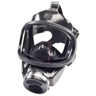 MSA 480247 Ultravue Silicone Chin-Type Gas Mask Demand Facepiece, Medium, Black